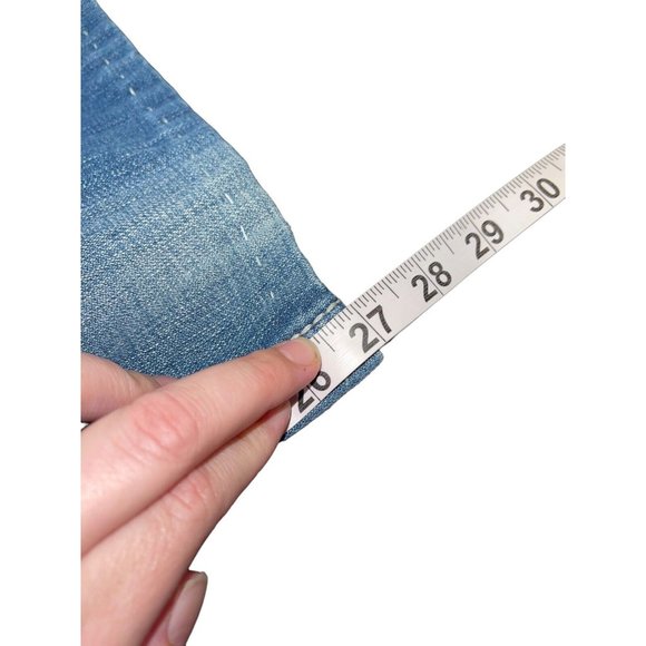 Rock Revival Mens Troy Jeans Relaxed Straight Sz 38 Hem Inseam 27” Distress FLAW - Picture 9 of 9